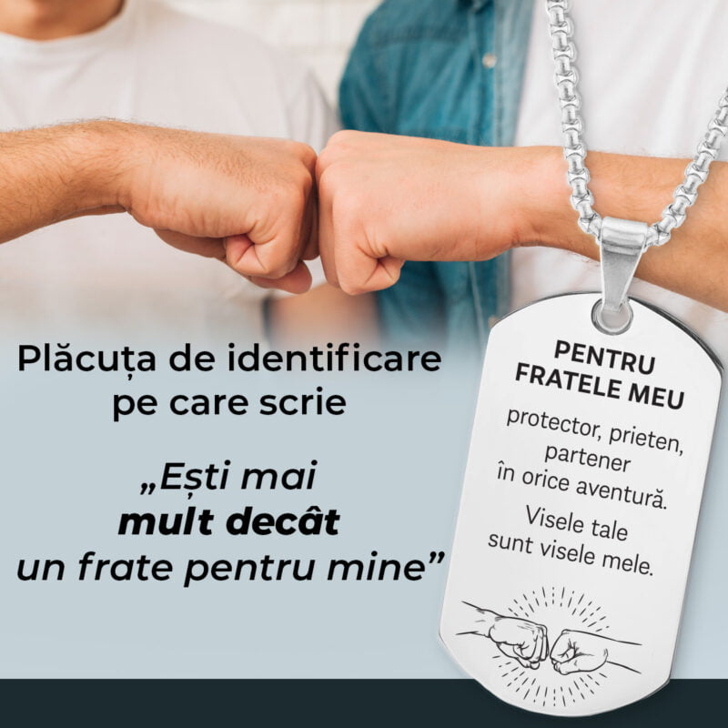 Nemuritor pentru frate - gravură personalizată - Bejessa