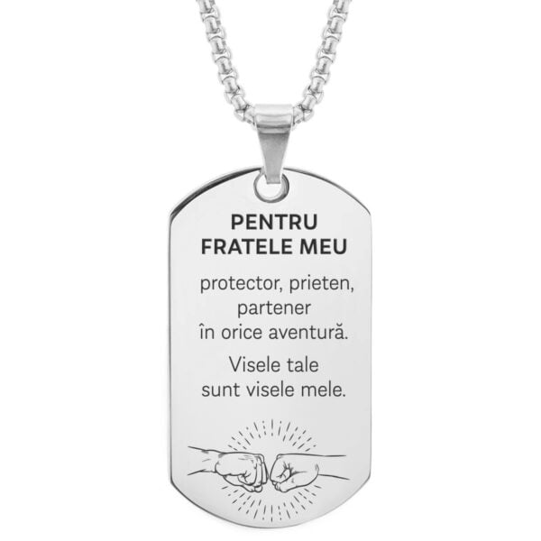 Nemuritor pentru frate - gravură personalizată - Bejessa