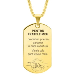 Nemuritor pentru frate - gravură personalizată - Bejessa